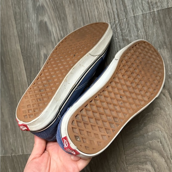 Vans Blue and White Sneakers - Picture 3 of 4